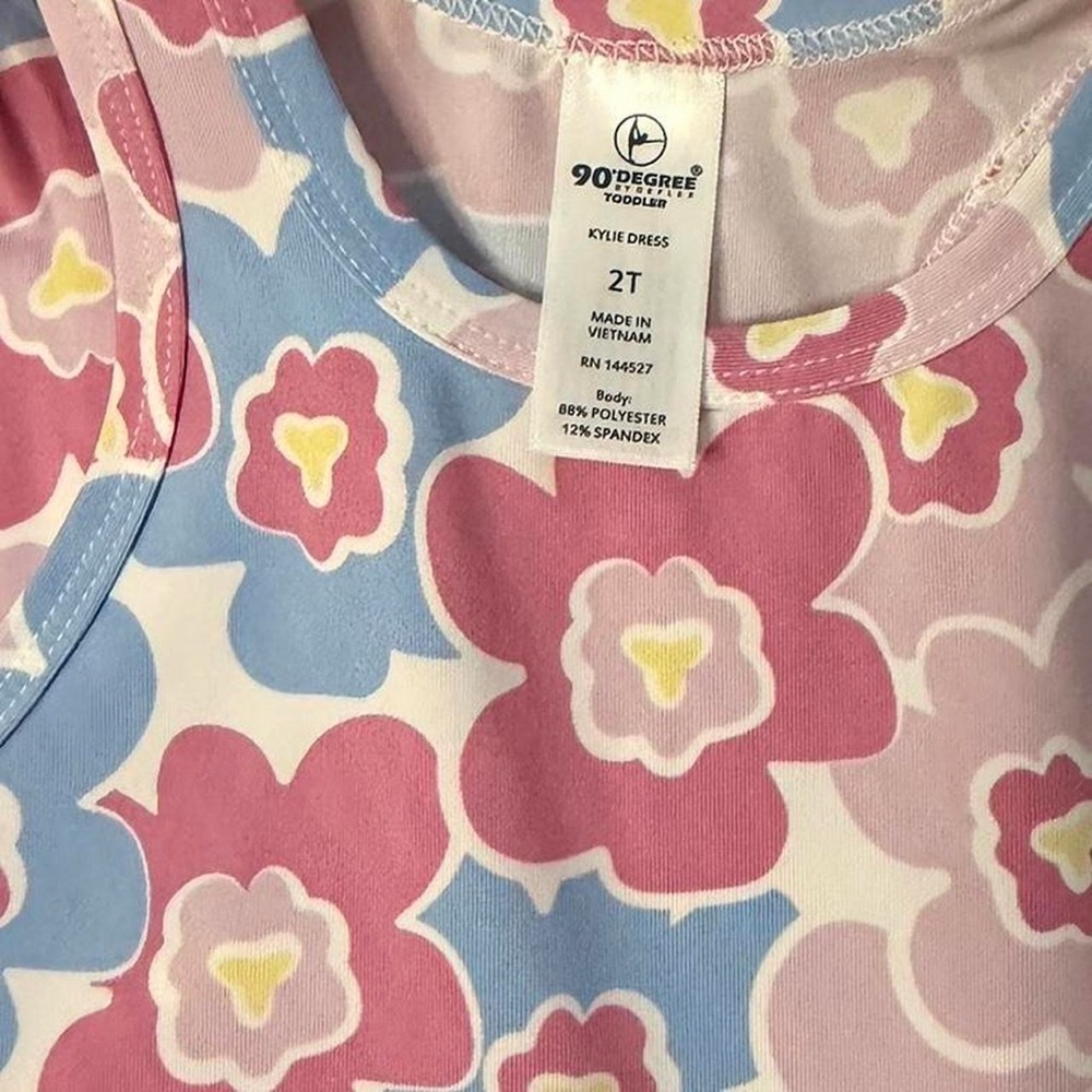NWT Floral Sleeveless Dress set for Toddlers size 2T - Picture 2 of 4